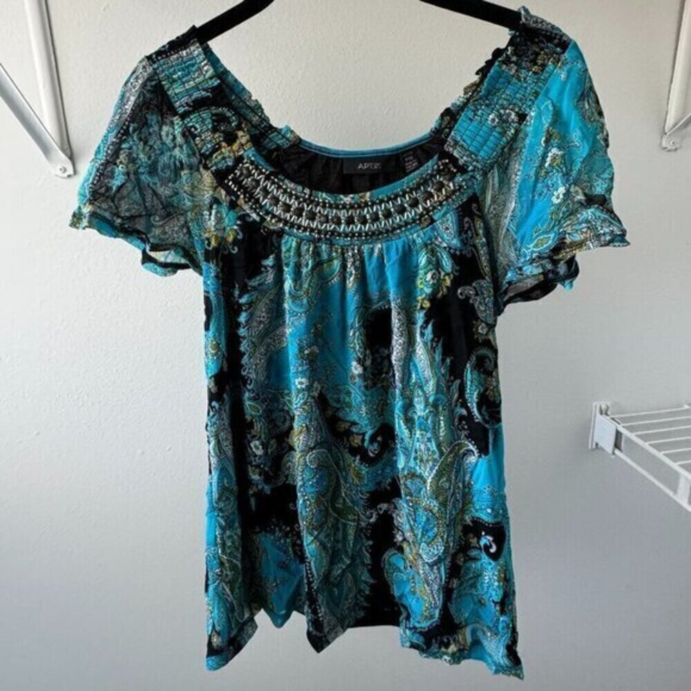 Apt 9 Paisley Blouse
